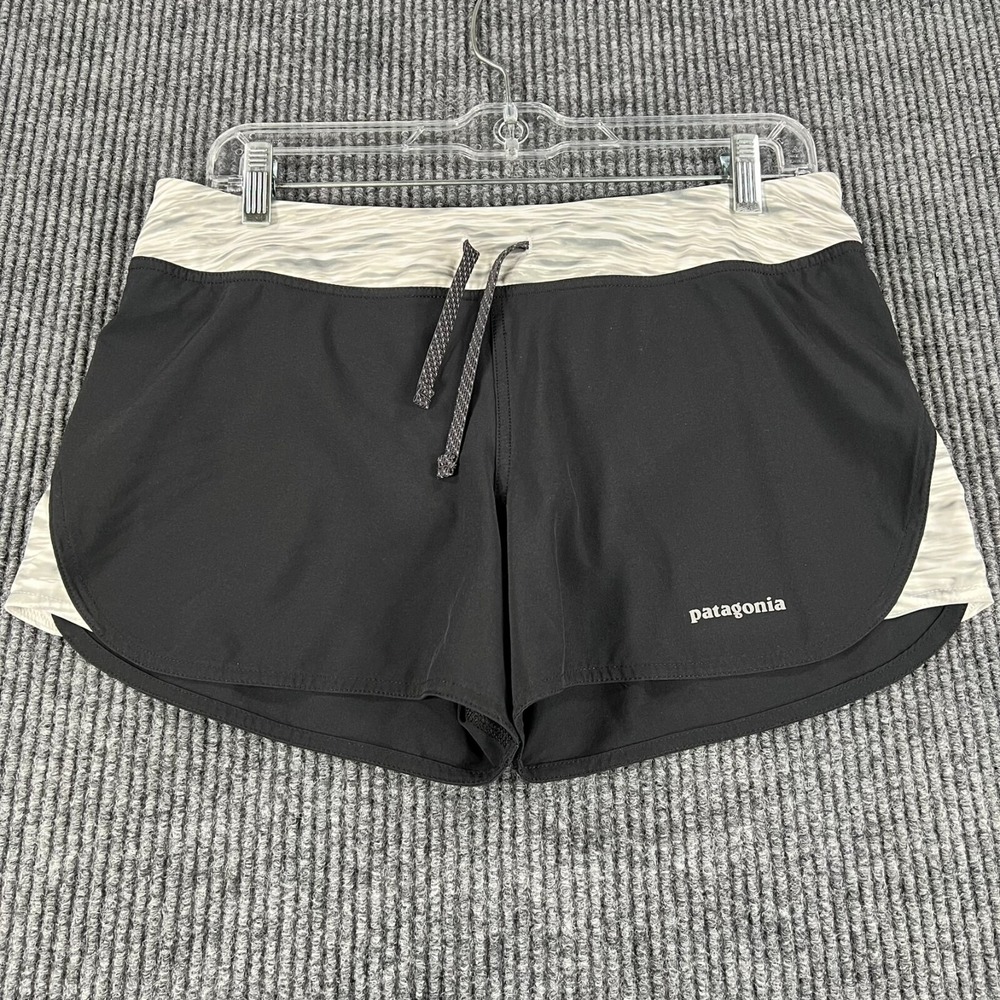 Patagonia Shorts Womens Small Black Lined Active Casual Outdoor Hiking Gym